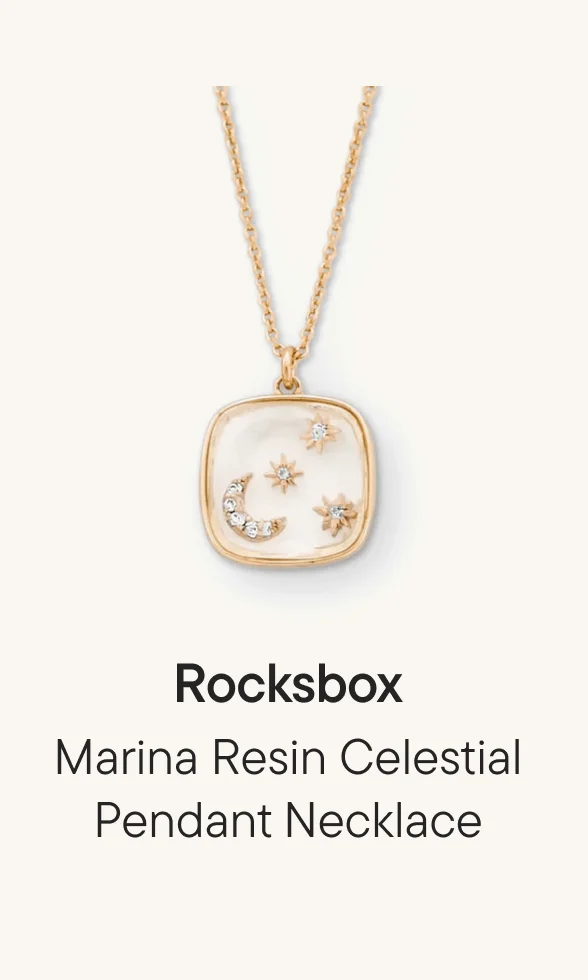 Marina Resin Celestial Pendant Necklace