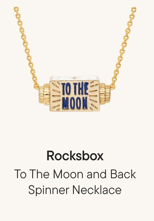 To The Moon and Back Spinner Necklace