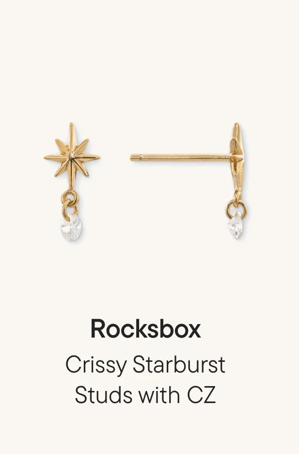 Crissy Starburst Studs with CZ
