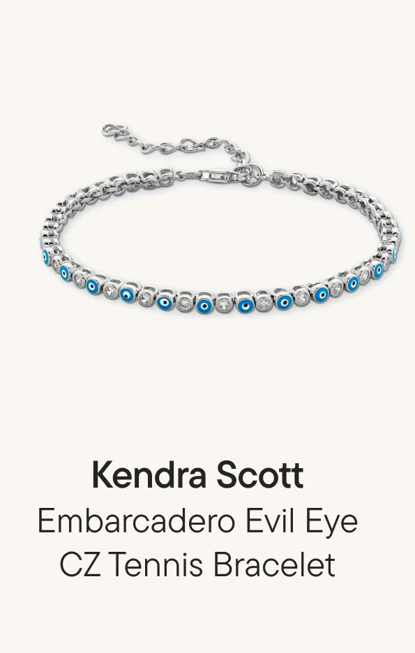 Embarcadero Evil Eye CZ Tennis Bracelet