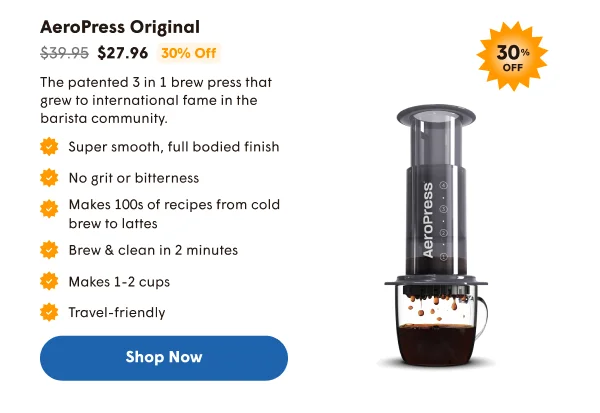 Shop Original AeroPress 30% Off