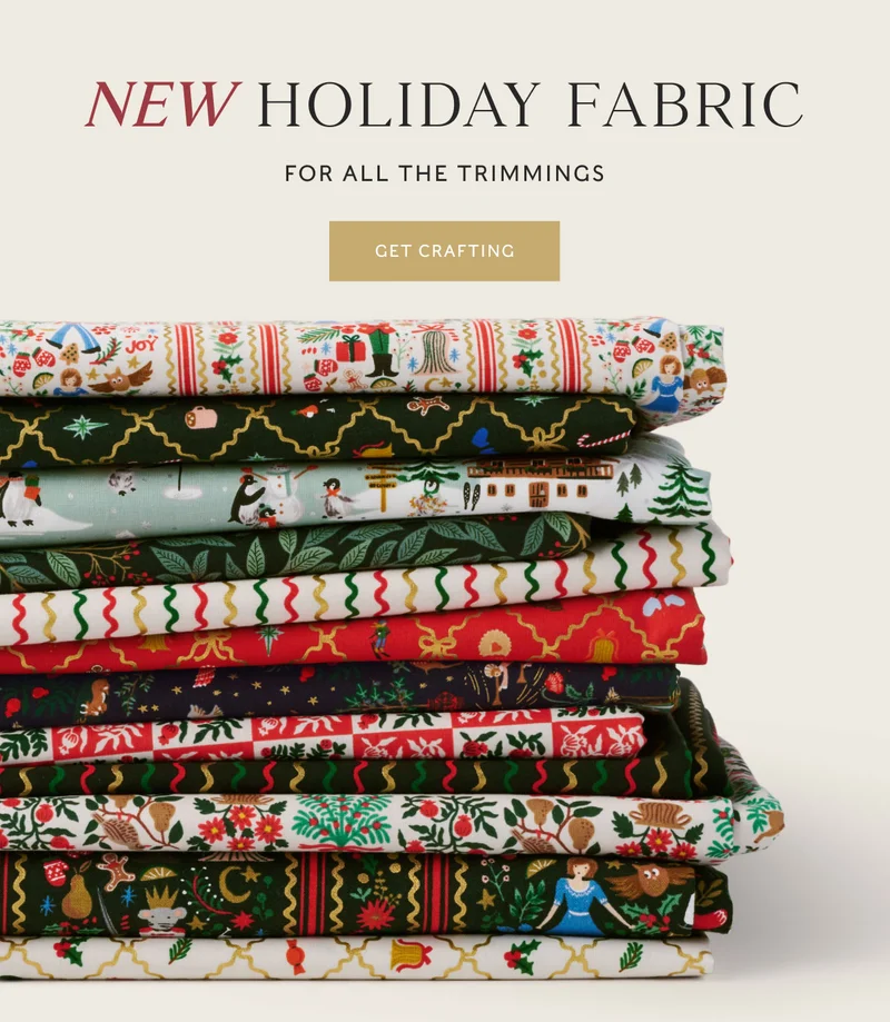 New Holiday Fabric for all the trimmings get crafting
