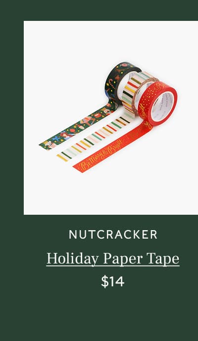 Nutcracker - Holiday Paper Tape