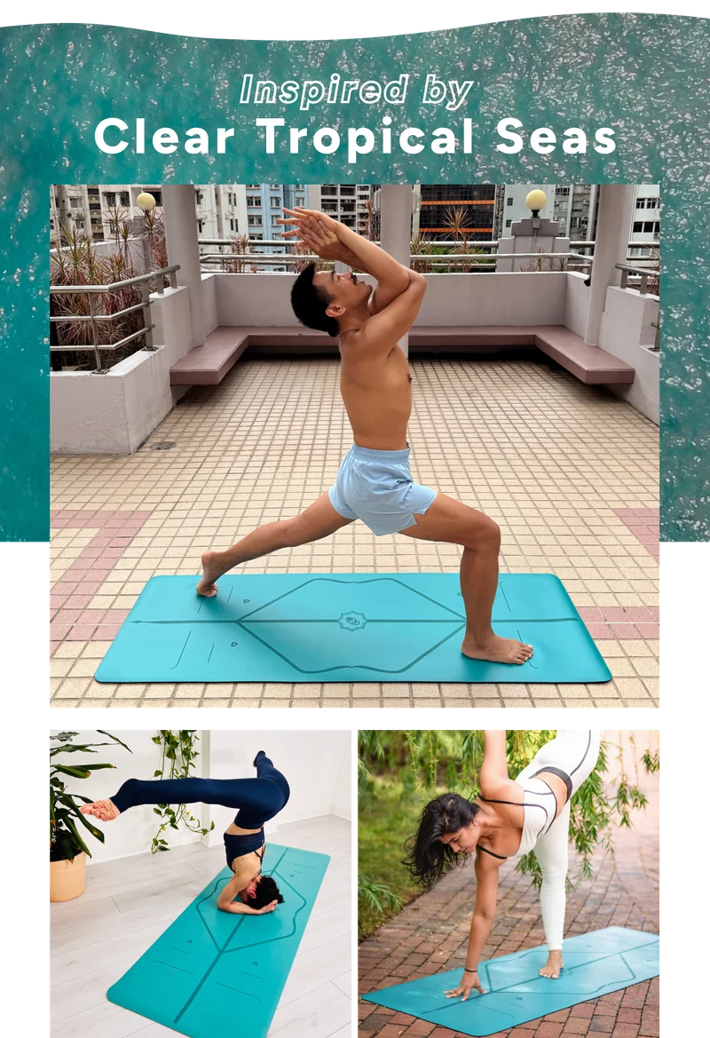 NEW Aqua Teal Liforme Classic Yoga Mat