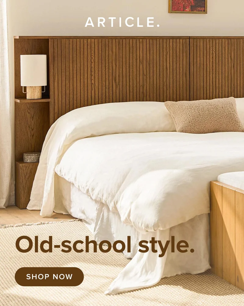 Old-school style: shop now.