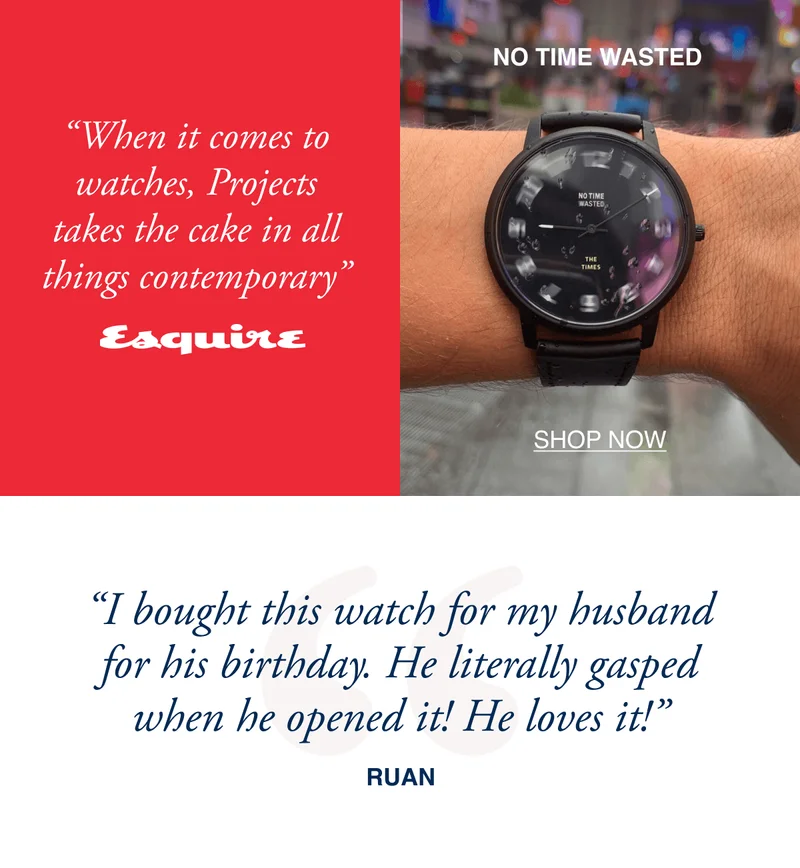 no time wasted