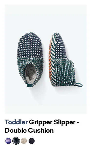 Toddler Gripper Slipper-Double Cushion
