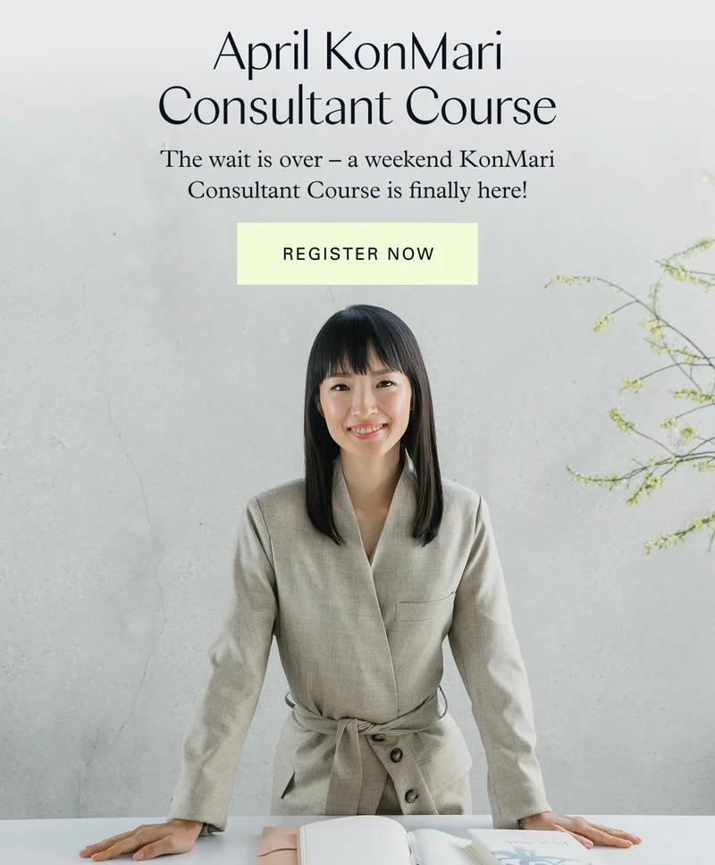 April KonMari Consultant Course: The wait is over – a weekend KonMari Consultant Course is finally here! Register now