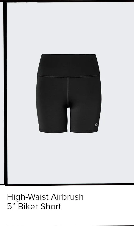HIGH-WAIST AIRBRUSH 5IN BIKER SHORT