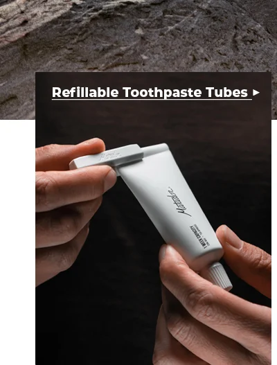 Refillable Toothpaste tubes