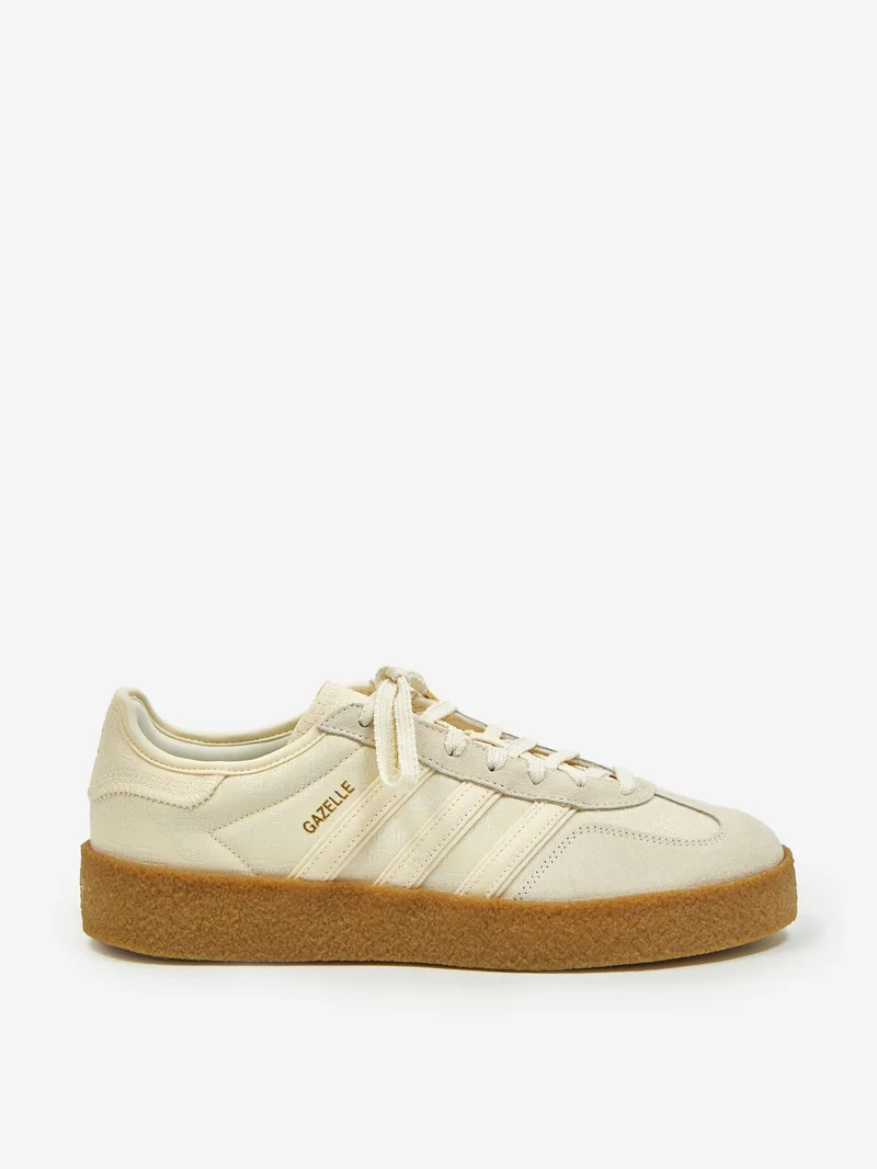 Image of Adidas Gazelle Crepe x Clot By Edison Chen - Crew White/Gold Metallic