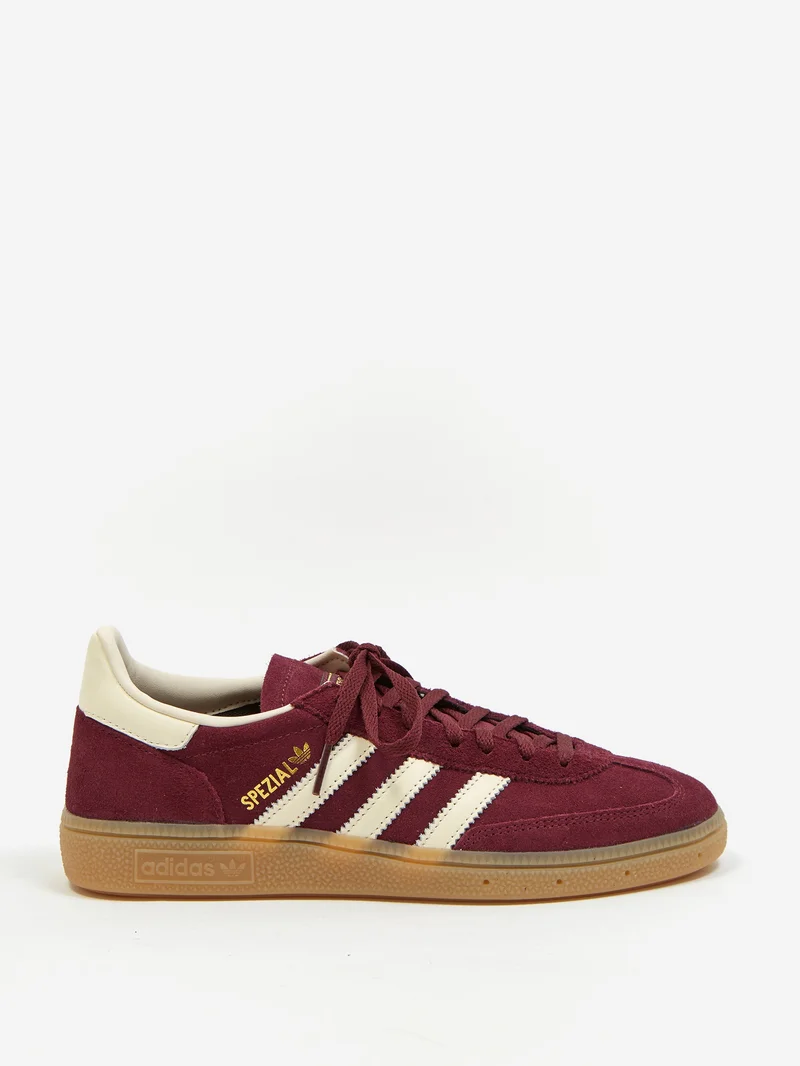 Image of Adidas Handball Spezial – Maroon/Crew White/Gold Metallic