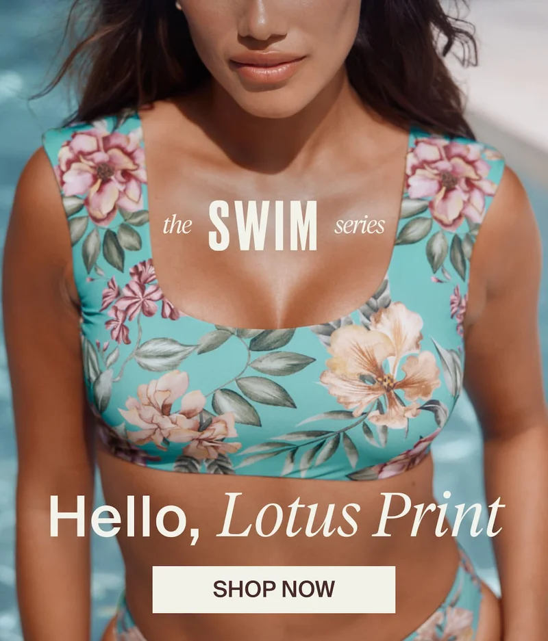 The Swim Series. Hell, Lotus Print. /shop Now.