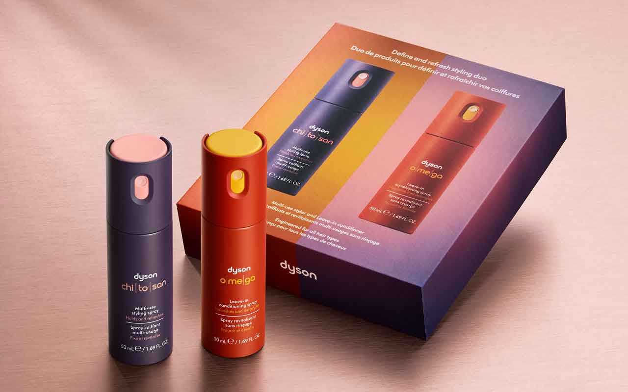 Dyson Define and refresh styling duo gift set.