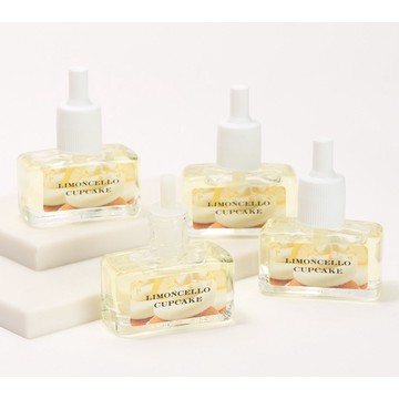 HomeWorx by Slatkin & Co. S/4 Limoncello Cupcake Diffuser Oils