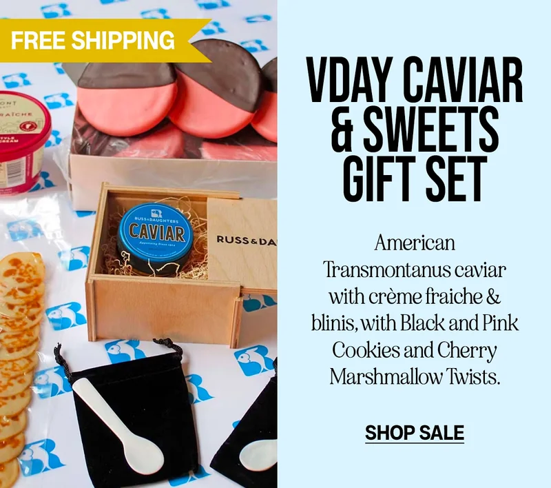 Vday Caviar & Sweet Gift Set