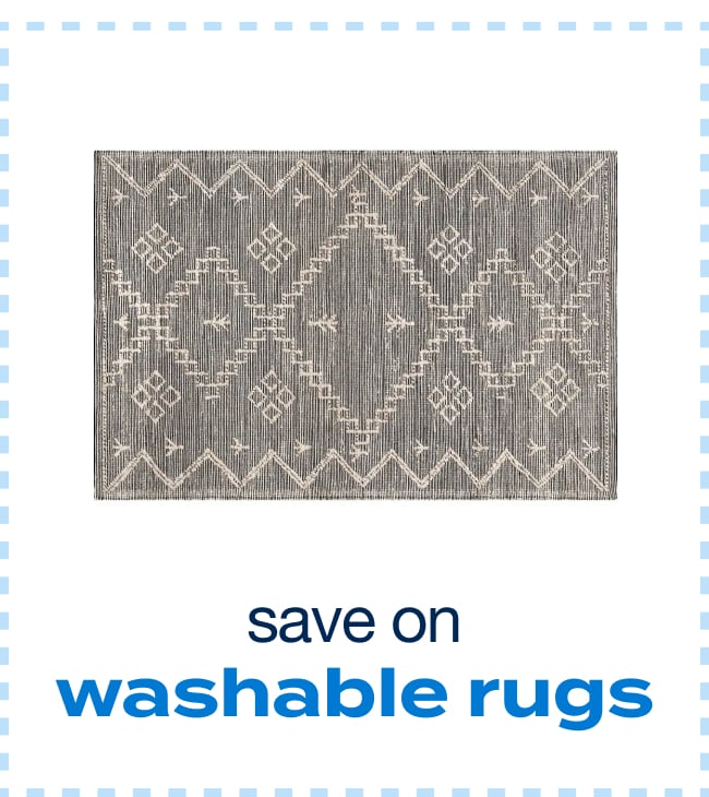 Save on Washable Rugs