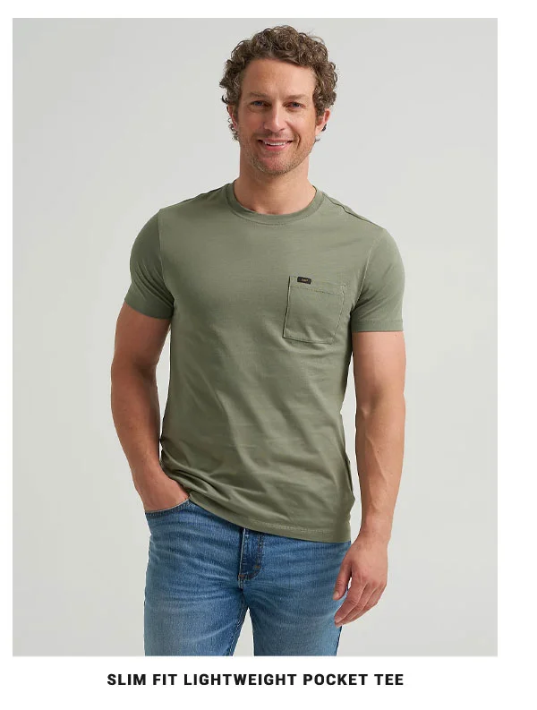 Slim Fit Lightweight Pocket Tee