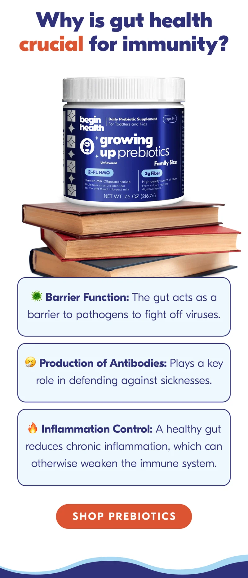 Why is gut health crucial for immunity?