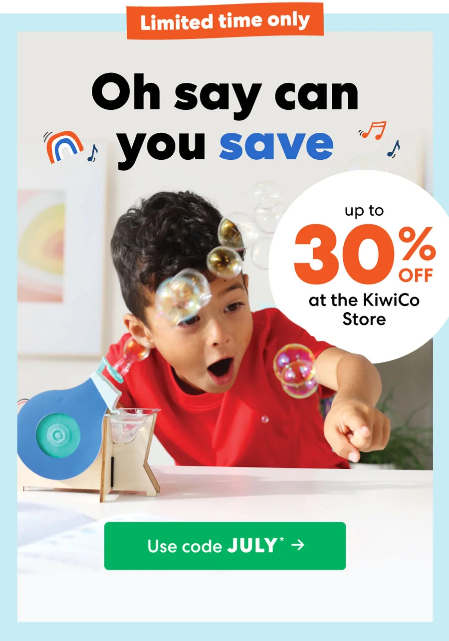 Use code JULY to save up to 30% off!