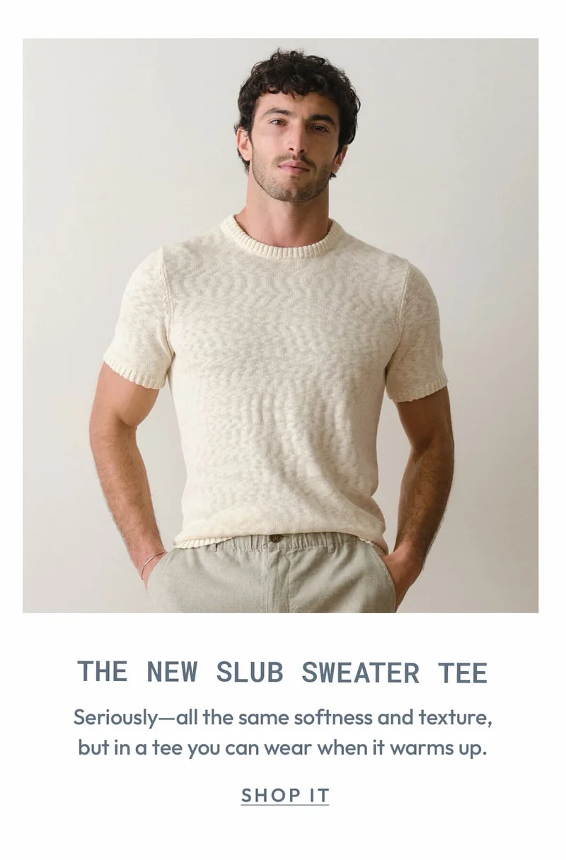 The New Slub Sweater Tee