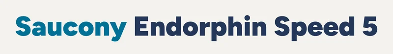 Saucony Endorphin Speed 5