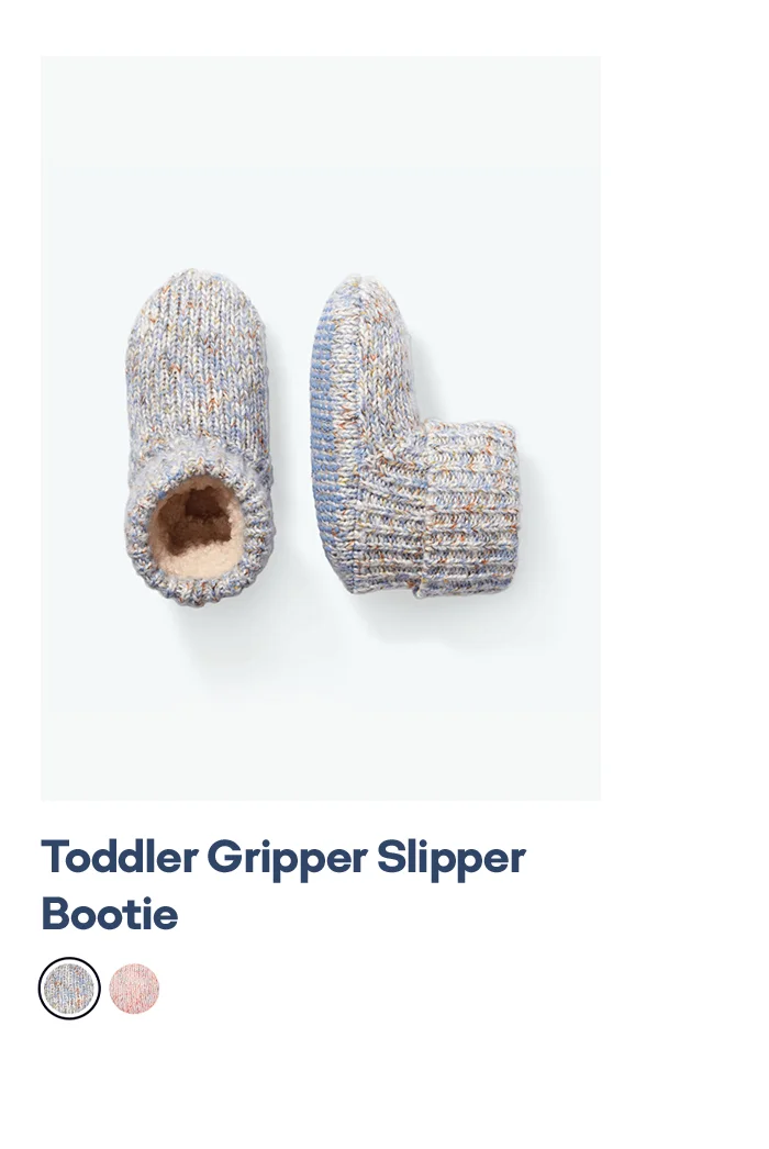 Toddler Gripper Slipper Bootie