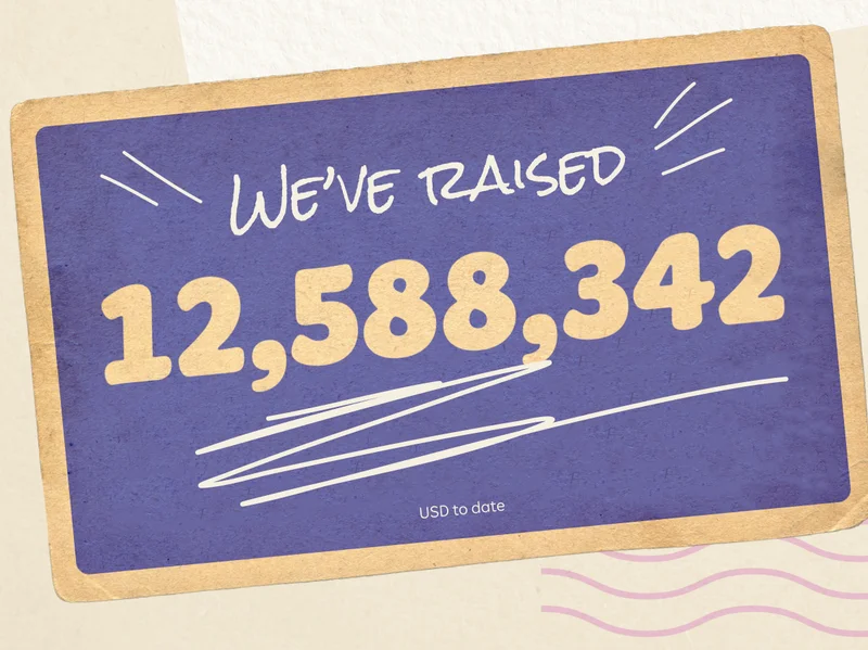 We've raised 12,588,342 USD to date