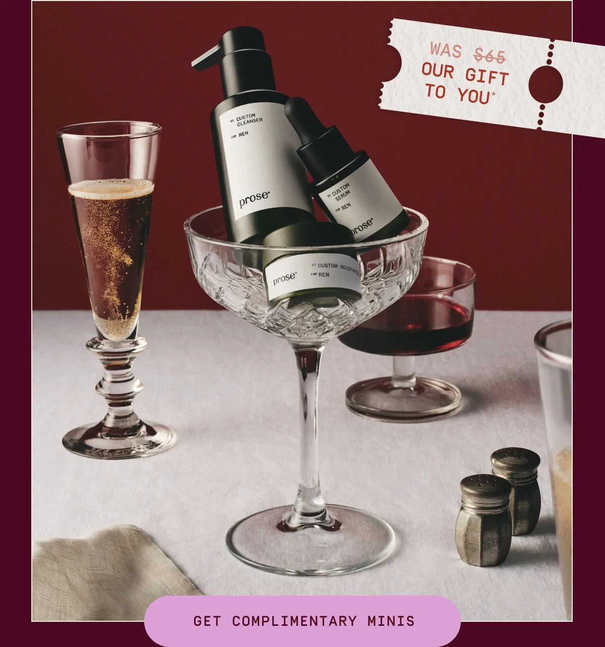Get Complimentary Minis
