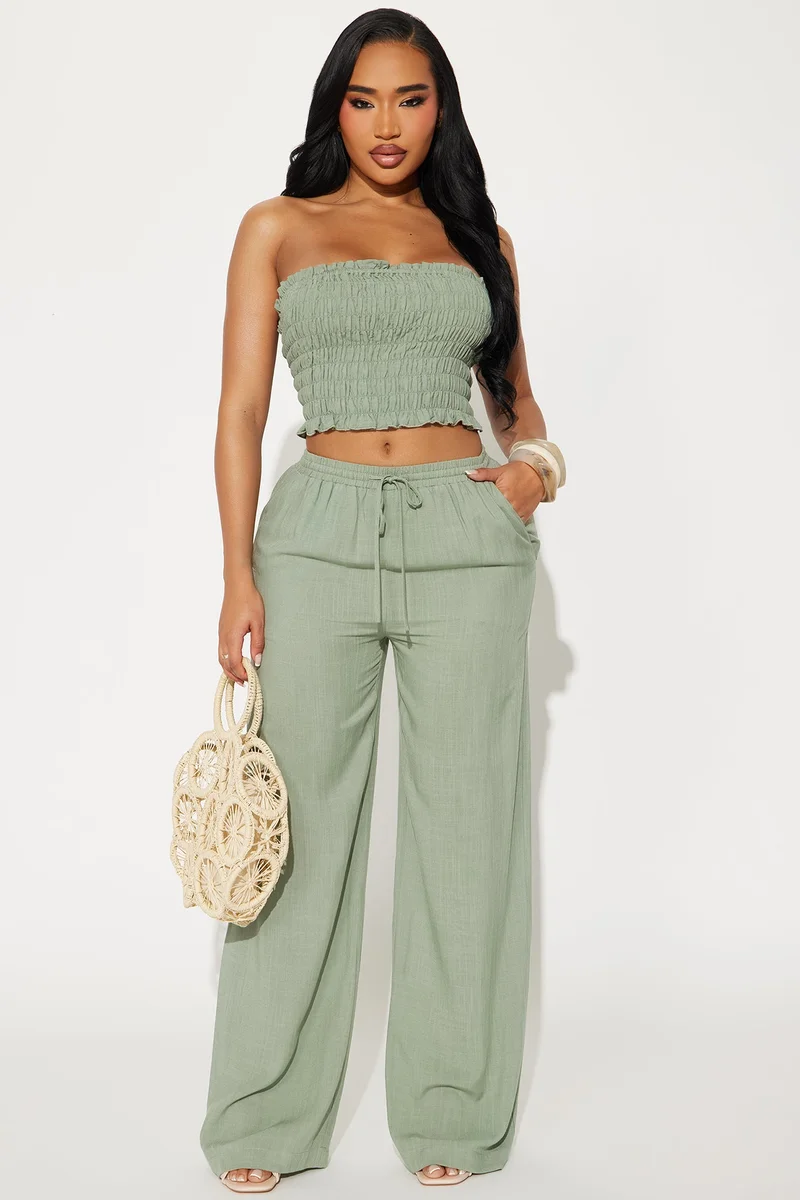 Image of Talia Pant Set - Sage