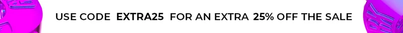 USE CODE EXTRA20 FOR AN EXTRA 20% OFF THE SALE