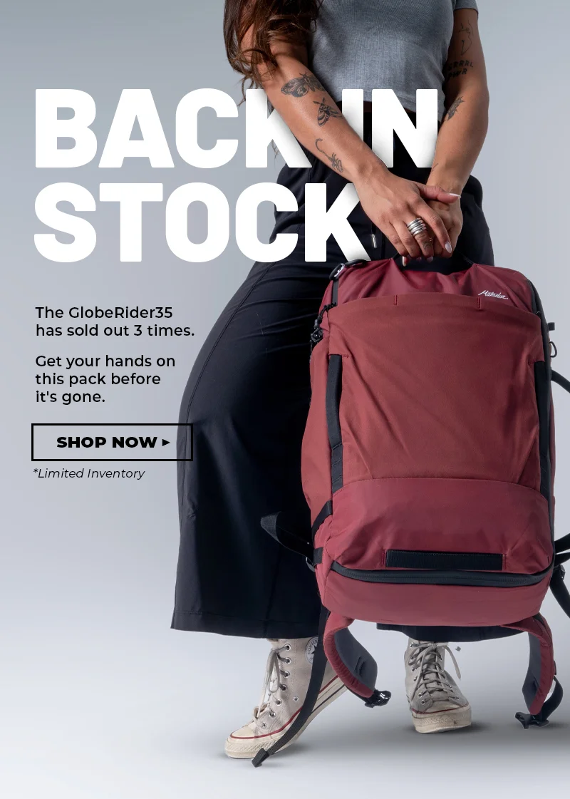 Back in Stock. The GlobeRider35 has sold out 3 times. Get yours before it's gone again. Shop Now, Limited inventory