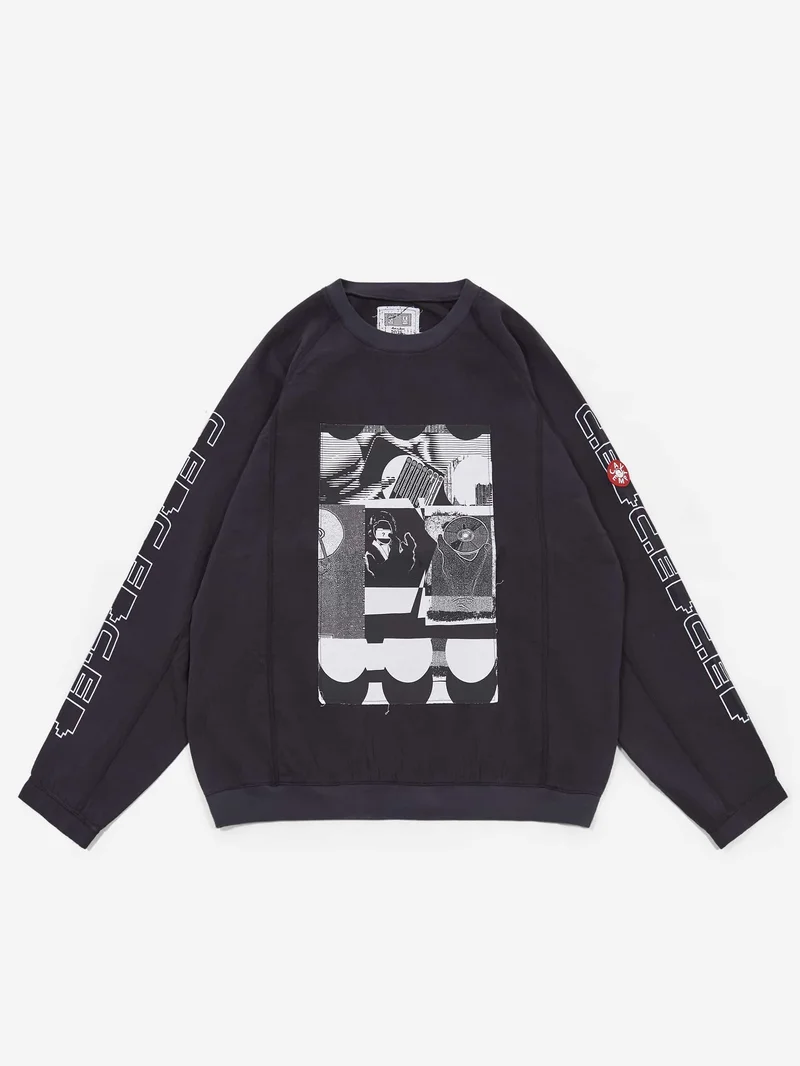 Image of C.E Cav Empt MD P2P Raglan Long Sleeve - Black