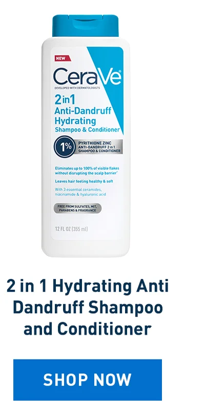 2 in 1 Hydrating Anti Dandruff Shampoo and Conditioner