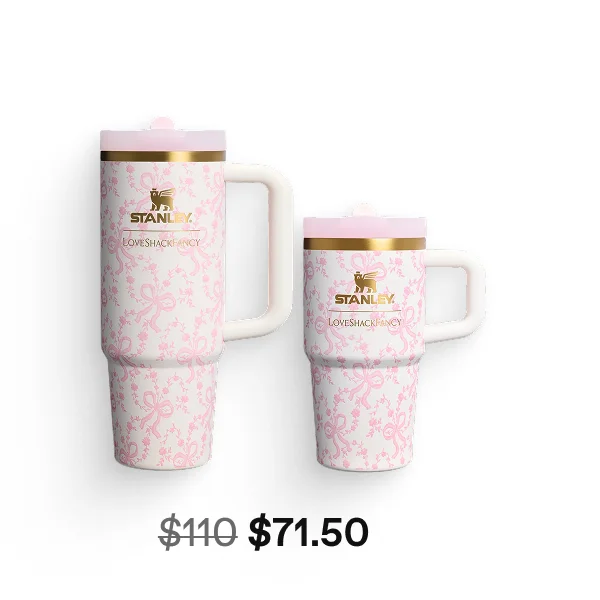 Stanley 1913 x LoveShackFancy Holiday The Quencher® Details ProTour Tumbler Set | 2-pack