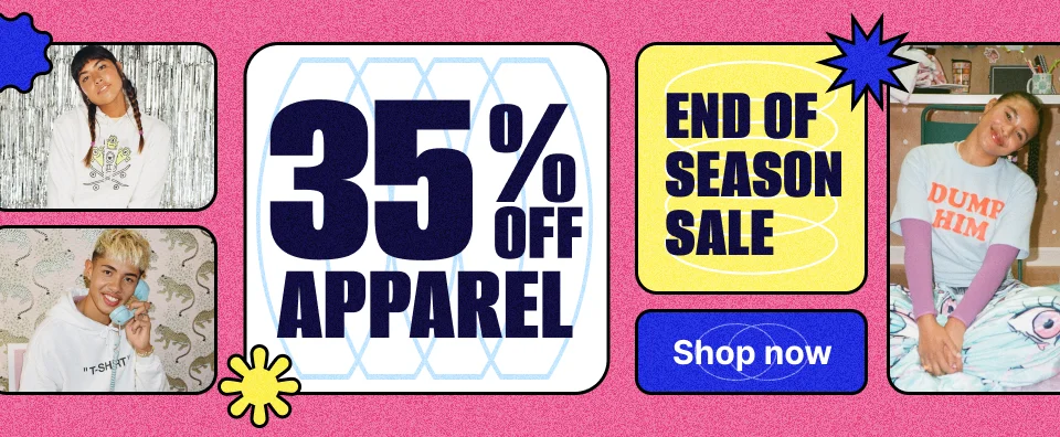 35% off apparel
