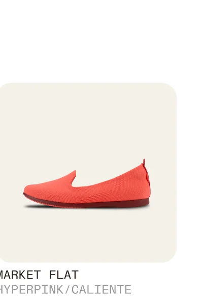Market Flat Hyperpink/Caliente