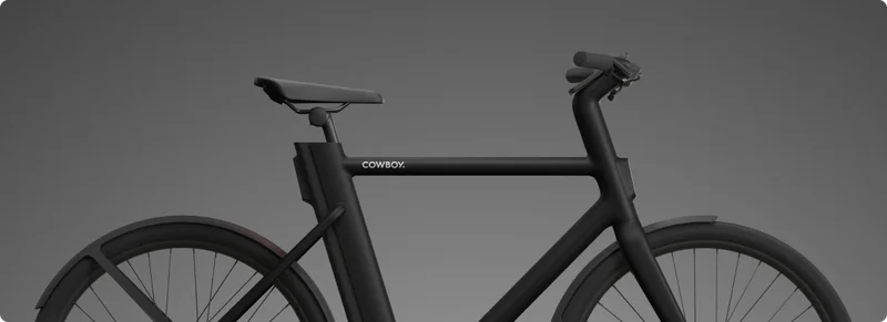 A photograph render of the Cowboy Cruiser Black