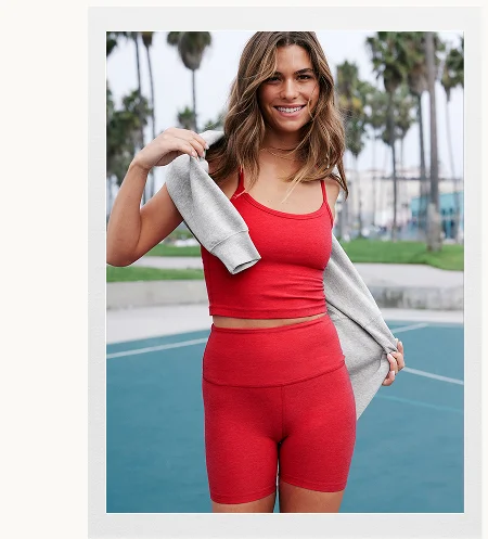 Spacedye Slim Racerback Cropped Tank