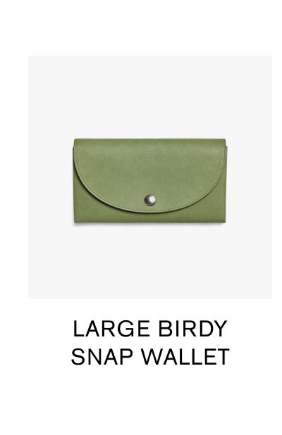 LARGE BIRDY SNAP WALLET