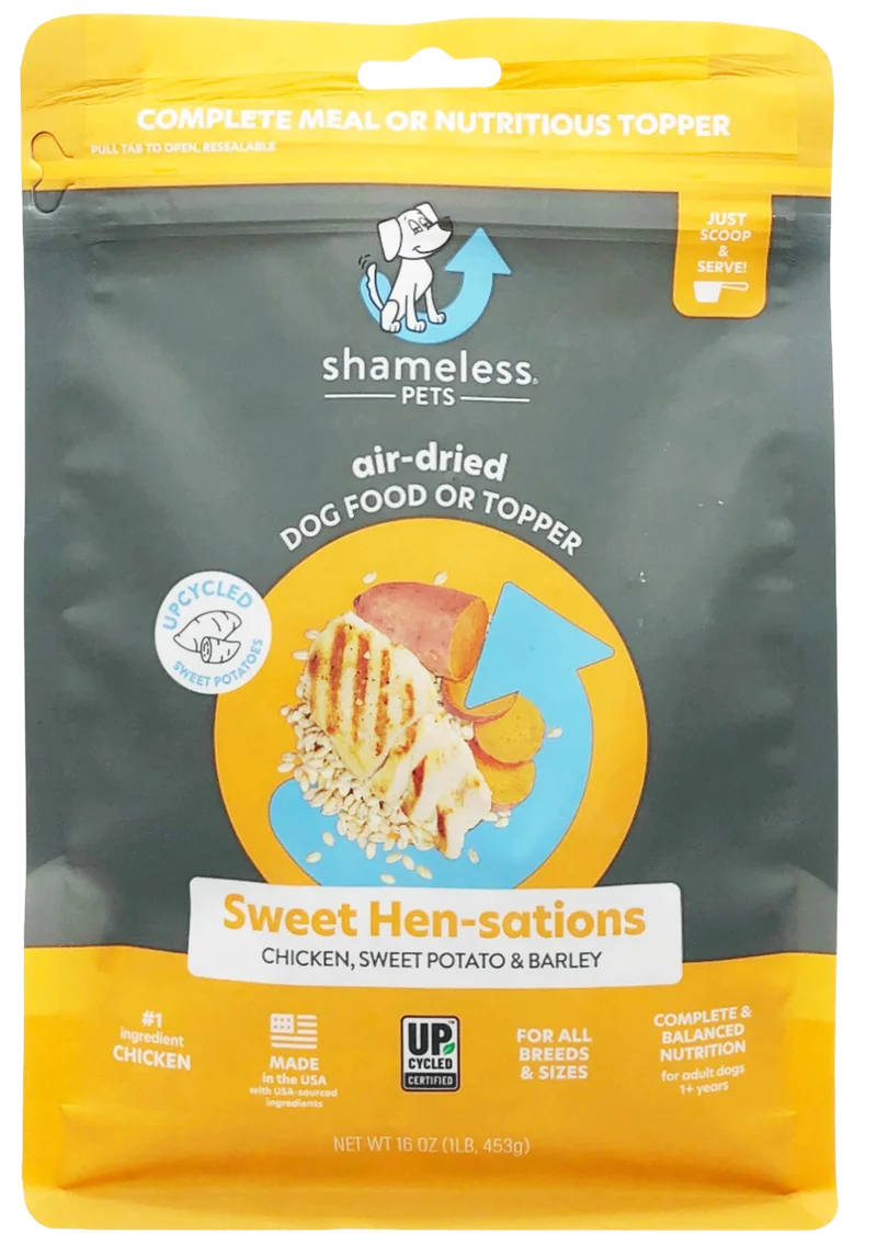 Image of Shameless Pets Sweet Hensations Air Dried Dog Food & Topper