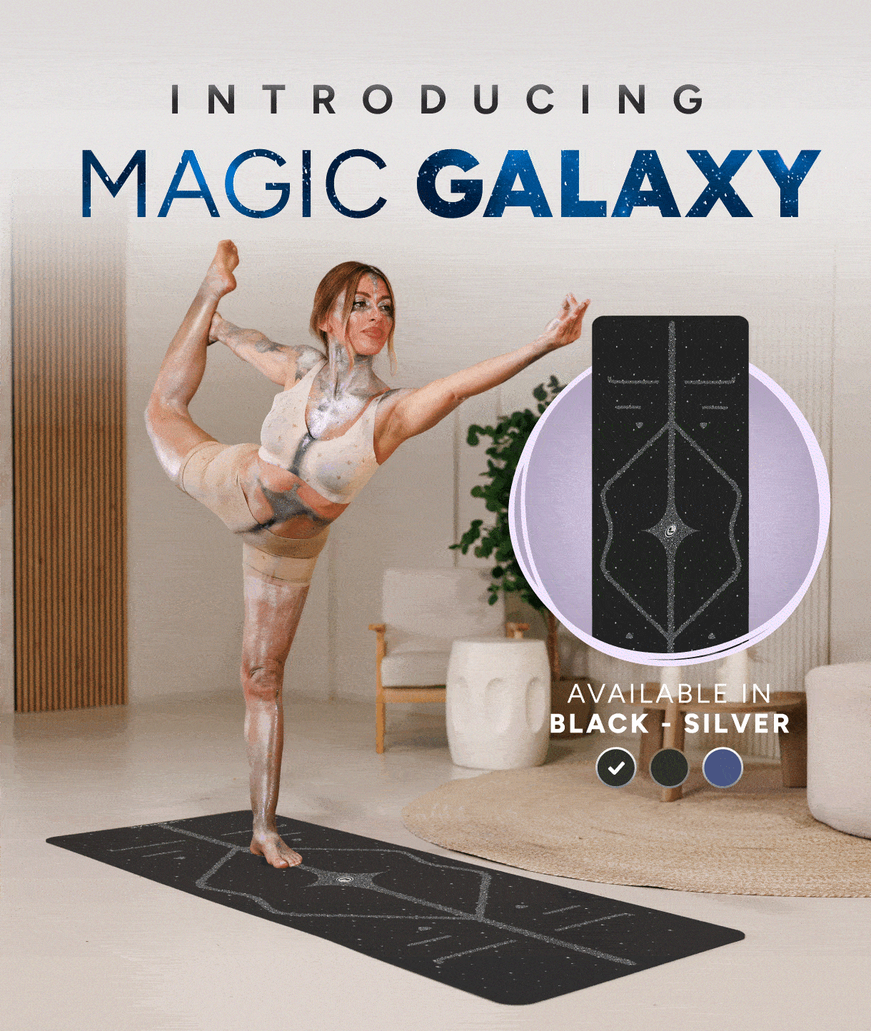 Introducing the new Liforme Magic Galaxy Yoga Mat