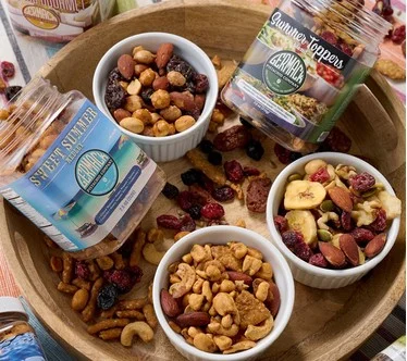Germack (5) Mini Jars Summer Assortment of Nut Mixes