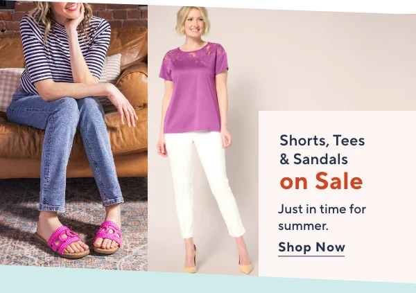 shorts tees sandals