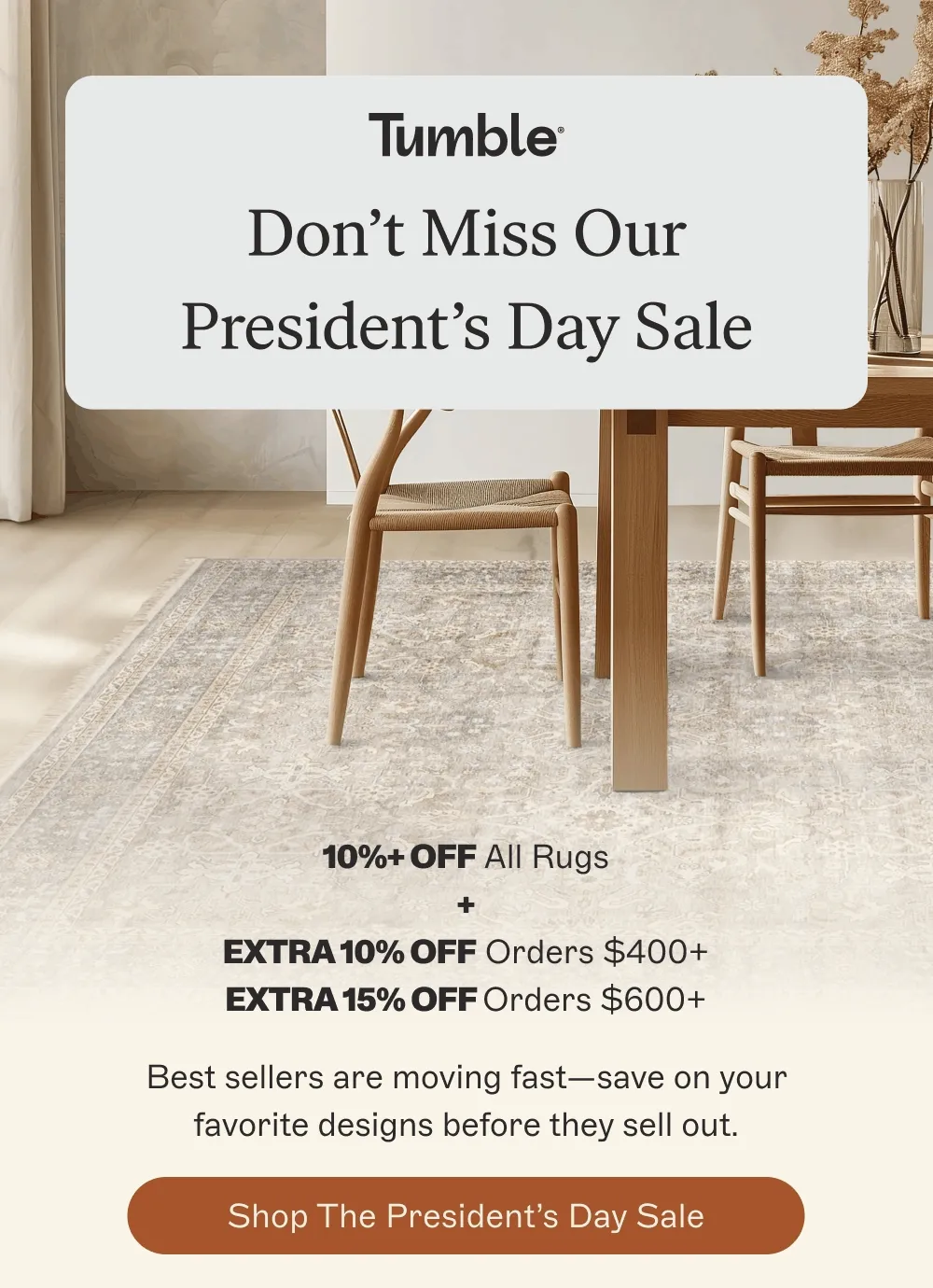 Don't Miss Our President's Day Sale [Shop The President's Day Sale]