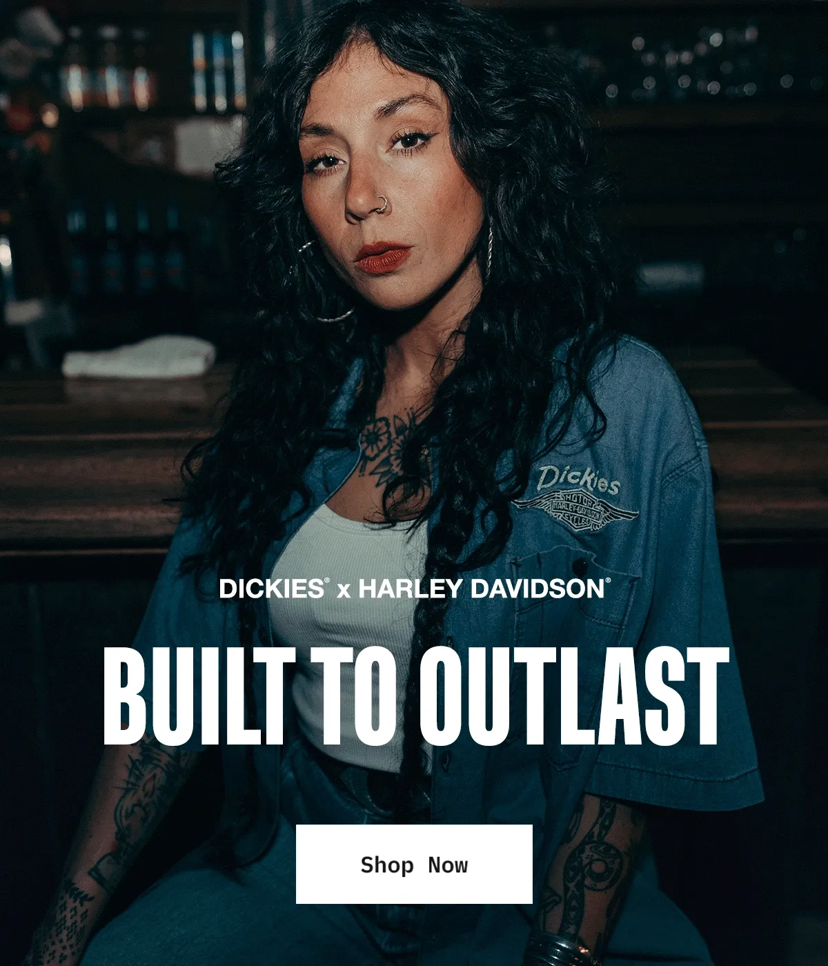 Dickies X Harley Davidson. Built To Outlast. Shop The Collection.