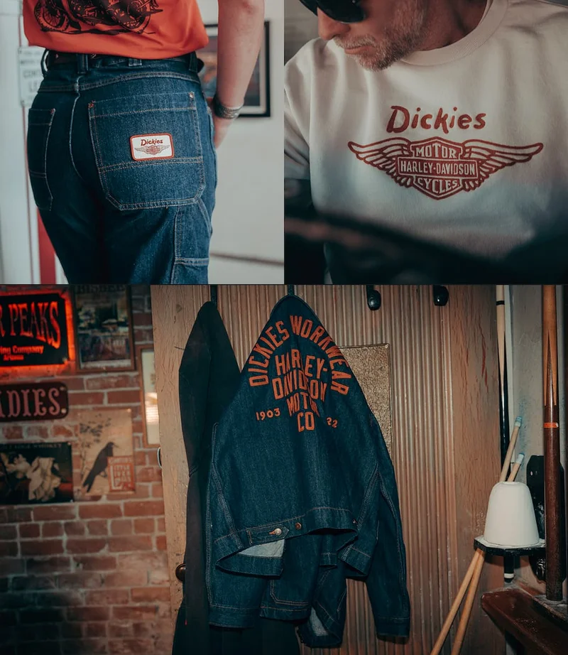 Dickies X Harley Davidson. Built To Outlast. Shop The Collection.