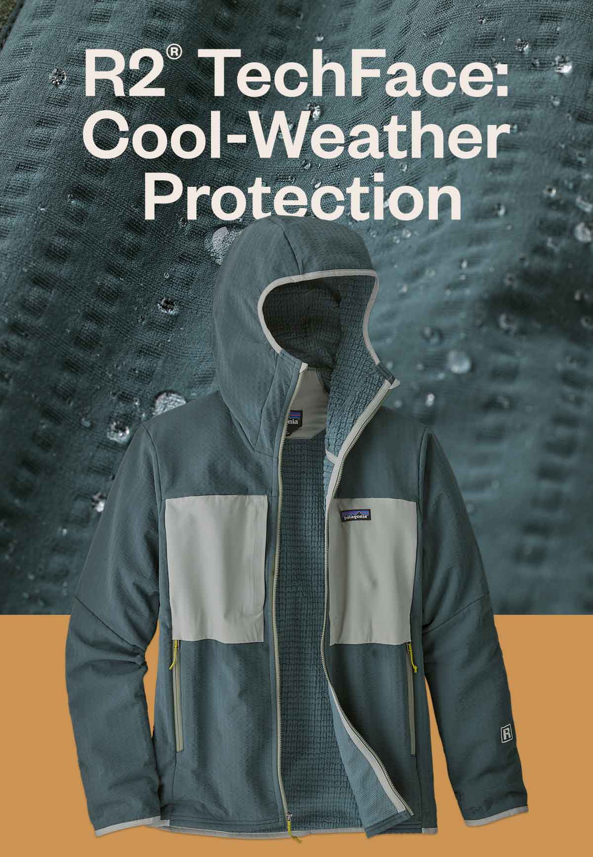 R2 TechFace: Cool weather protection.