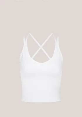 Spacedye Get Across Tank in Cloud White