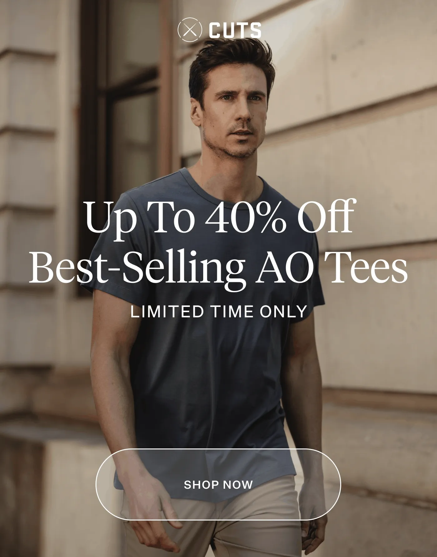 Up to 40% off best-selling AO tees